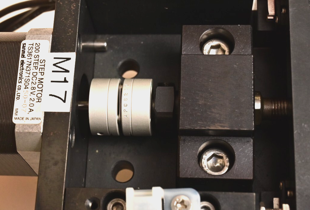 2-Axis Stage Assembly w/ Sanmei Low Vibration Stepping Motors/Controllers Kuroda