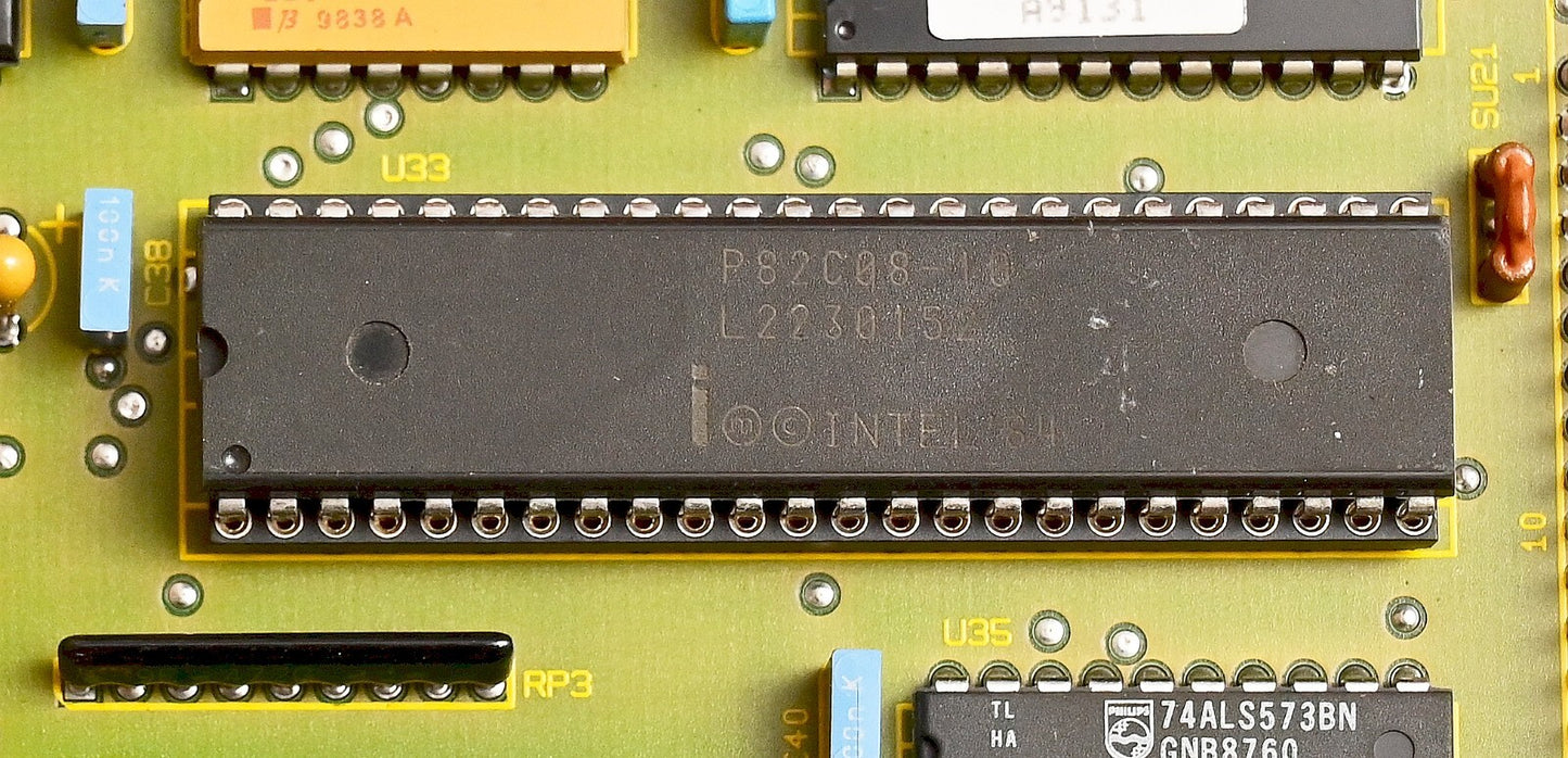 VG Data Systems PB-I-743 Vintage Schroff VME Style CPU Board N80C186 P82C08-10