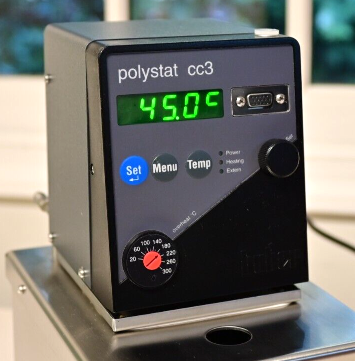 Huber Polystat cc3 Mini Benchtop Circulating Heating Water Bath Model CC S3