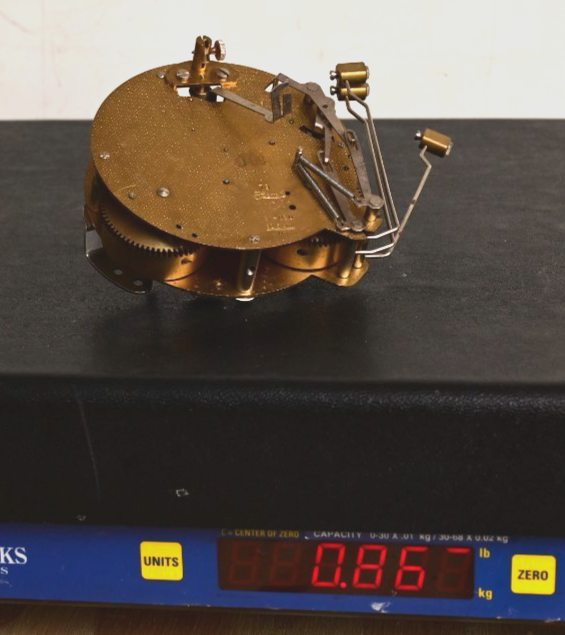 Hermle 131-030 Round Clock Movement w/ Chime 79 32.5cm Germany Untested