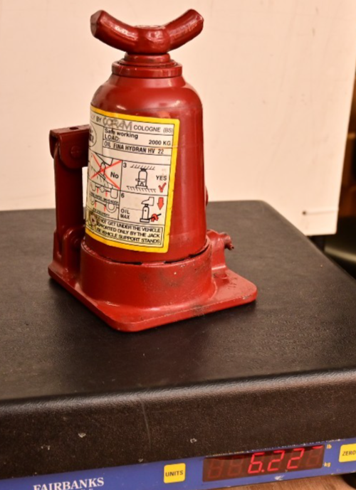 CORAM Italy Original Bottle Jack Land Rover Discovery II As-is 2t