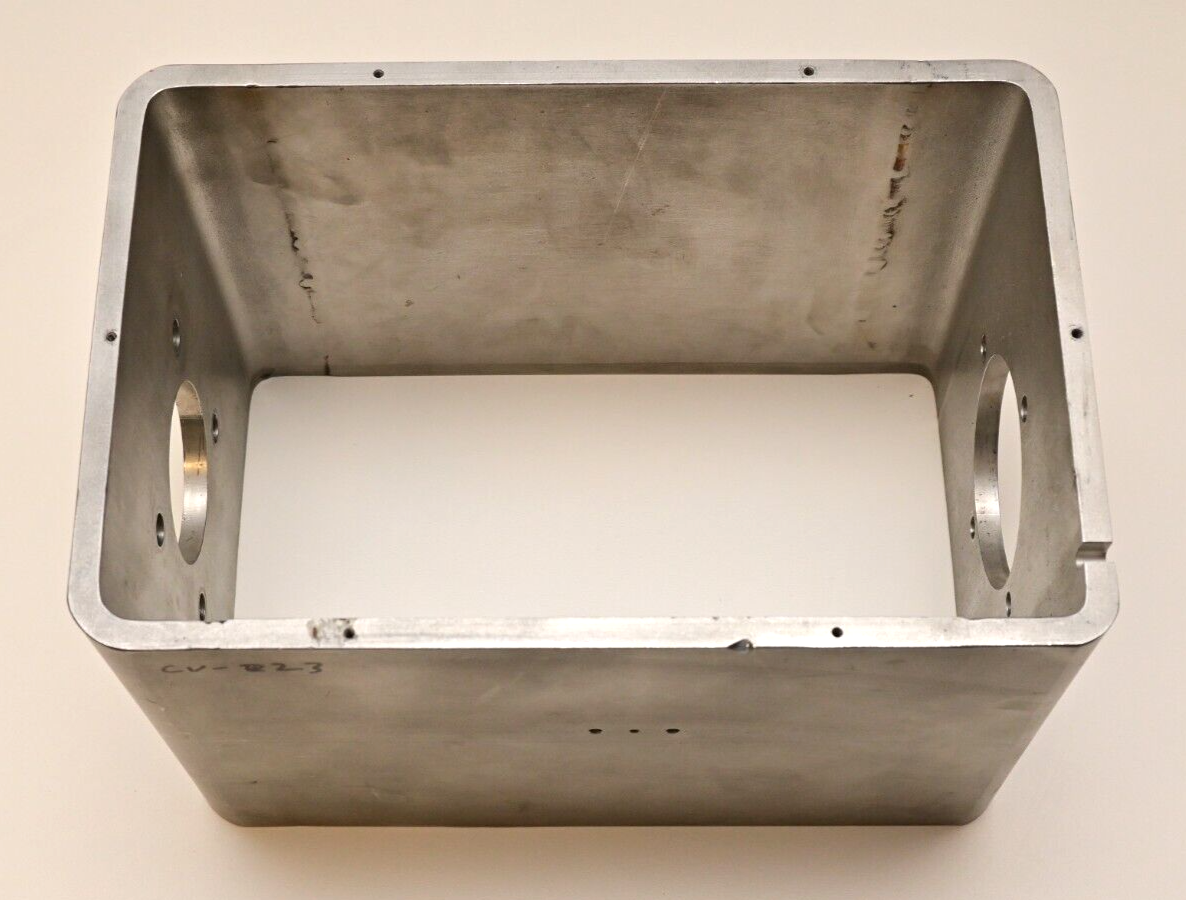 12"x8"x8"x3/8" Open Motor Transfer Case Rectangular Stainless Steel Tube CV-223