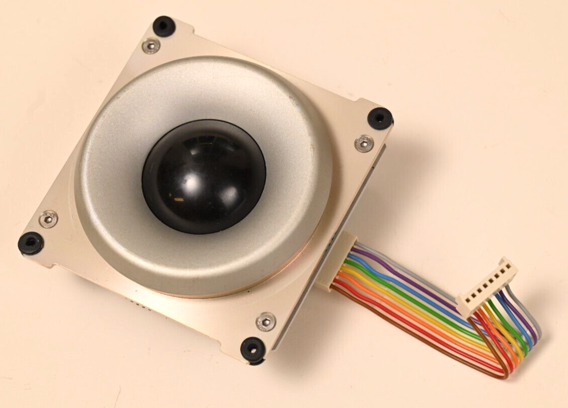 Traxsys Panel Mount Trackball w/ Optical Encoder Outer Knob D509408/3 ~2" Ball