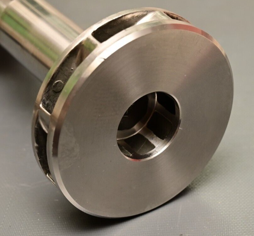 2-Piece Impeller Assembly 3 1/2" & 4" on Keyed Shaft Sanitary Stainless 316L?
