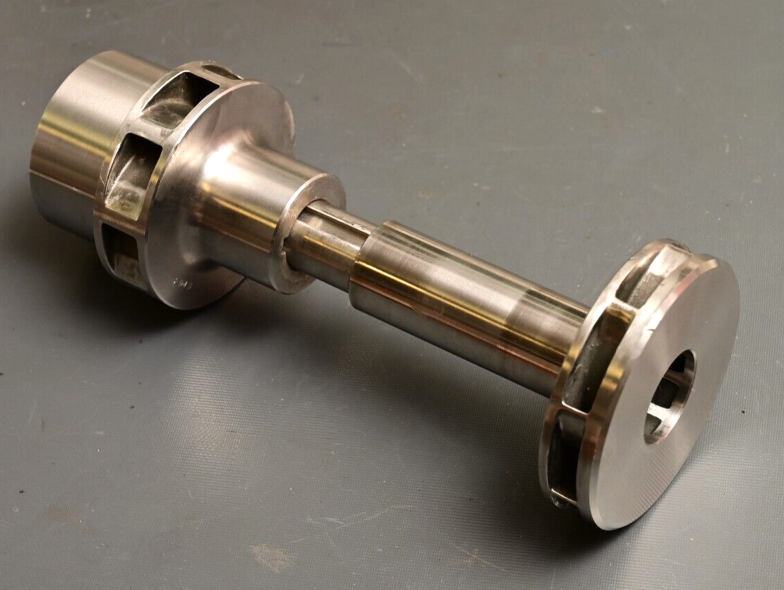 2-Piece Impeller Assembly 3 1/2" & 4" on Keyed Shaft Sanitary Stainless 316L?