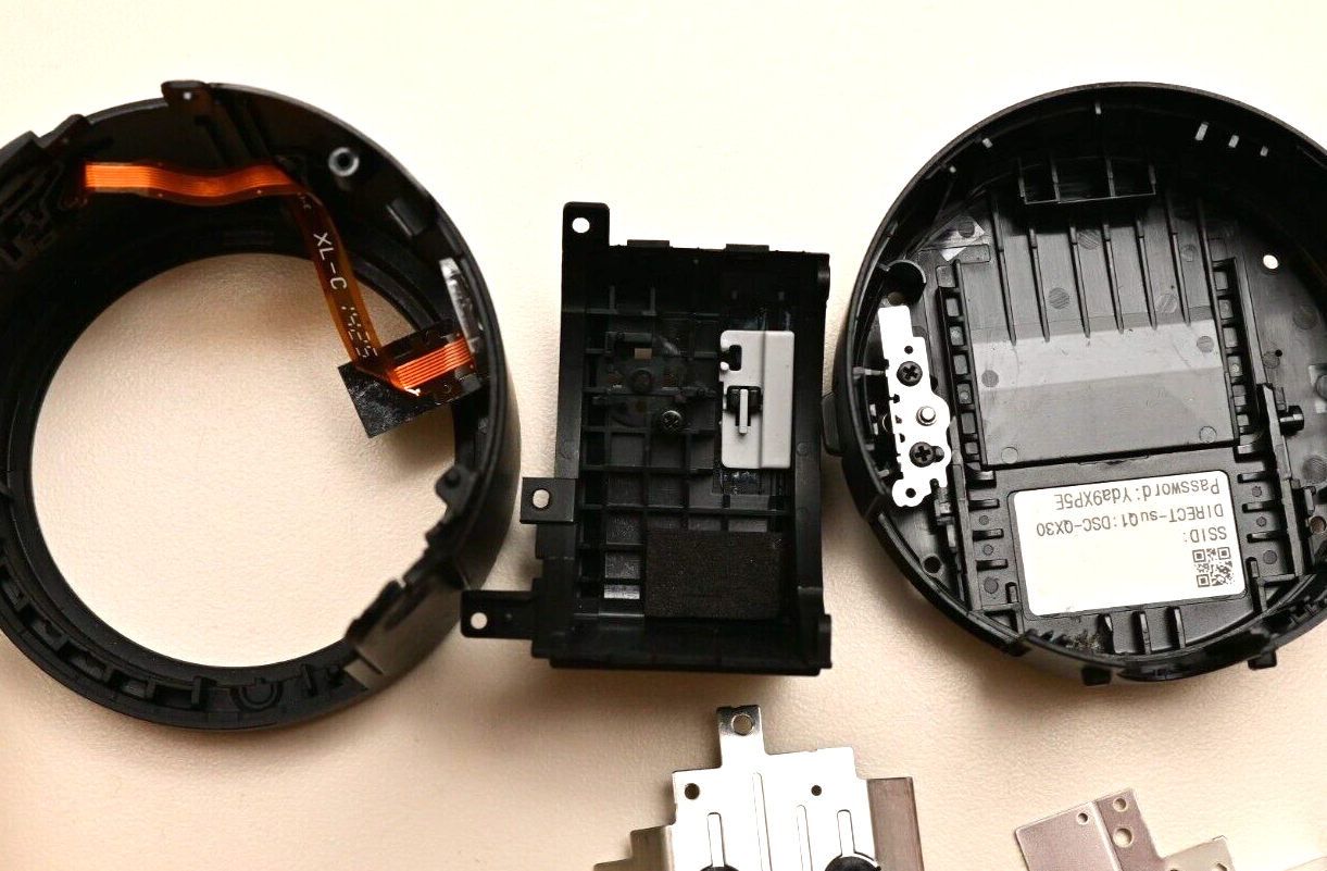 Sony DSC-QX30 Parts Lot Lens Style Camera Body Parts LCD Battery Door