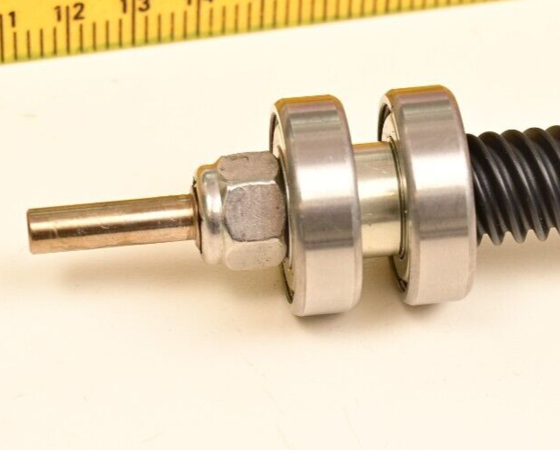 15mm x 255mm Lead Screw w/ Ball Bearings Cantilever Z-Axis Perkin Elmer Janus