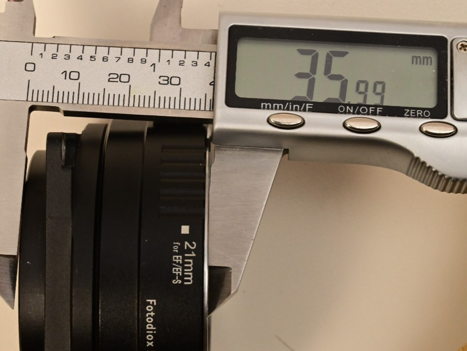 Canon EF Lens Mount Plate Assembly for Scientific/Industrial Active 36mm Flange