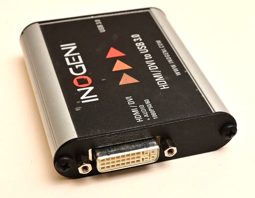 INOGENI DVIUSB HDMI/DVI to USB 3.0 Adapter 1080P50/60 w/ Audio
