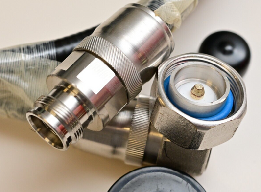 CAXT 6ft RF Coaxial Cable 7-16 DIN-male R/A to 4.3-10 DIN-female JMA *LOW PIM*