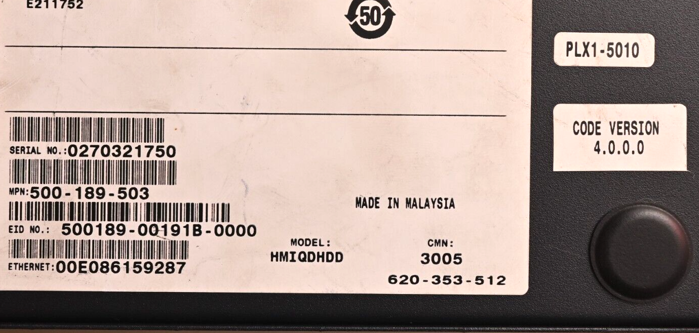 Avocent HMIQDHDD HMX Computer Interface Module 500-189-503
