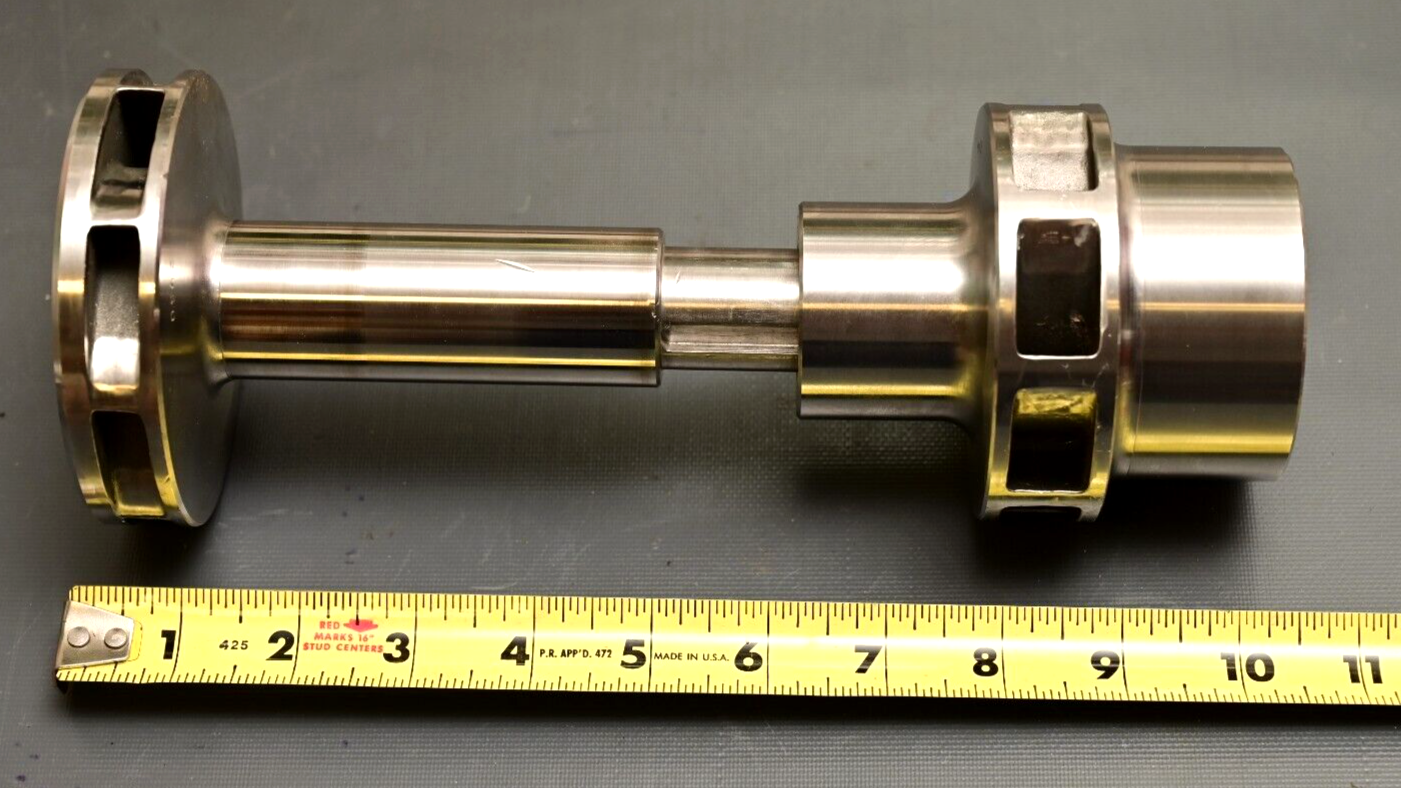 2-Piece Impeller Assembly 3 1/2" & 4" on Keyed Shaft Sanitary Stainless 316L?