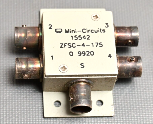 Lot of 10 Mini-Circuits 1:4 Power Splitter Combiner 75 Ohm ZFSC-4-175 BNC