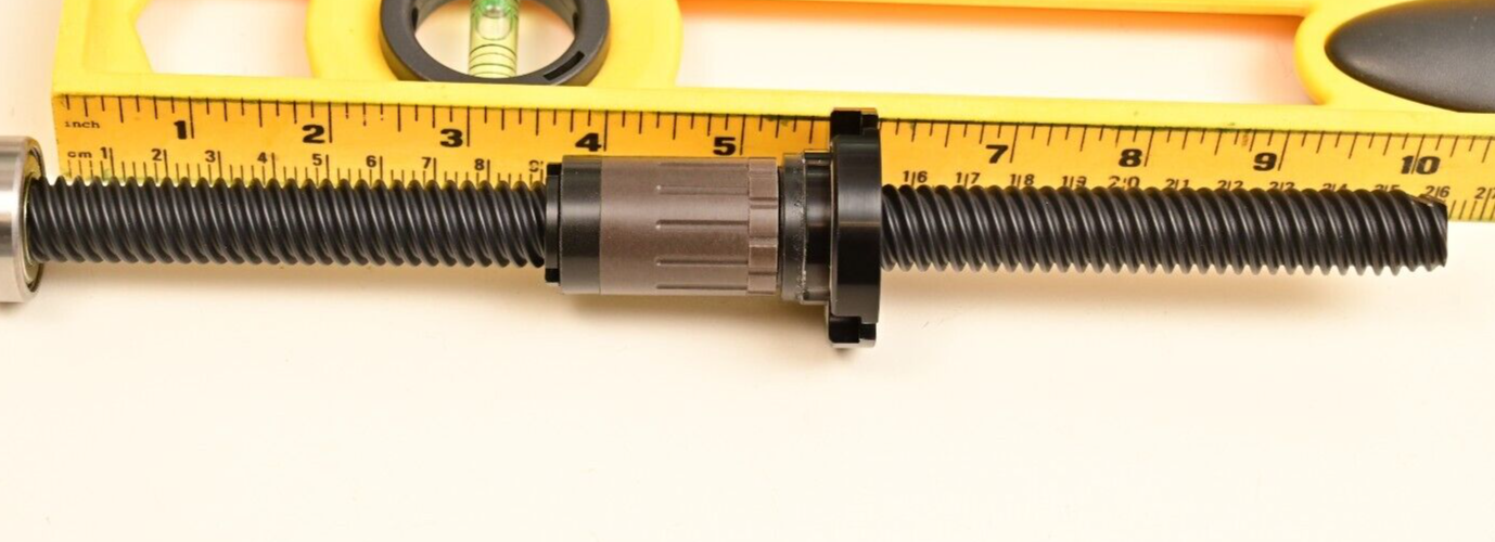 15mm x 255mm Lead Screw w/ Ball Bearings Cantilever Z-Axis Perkin Elmer Janus