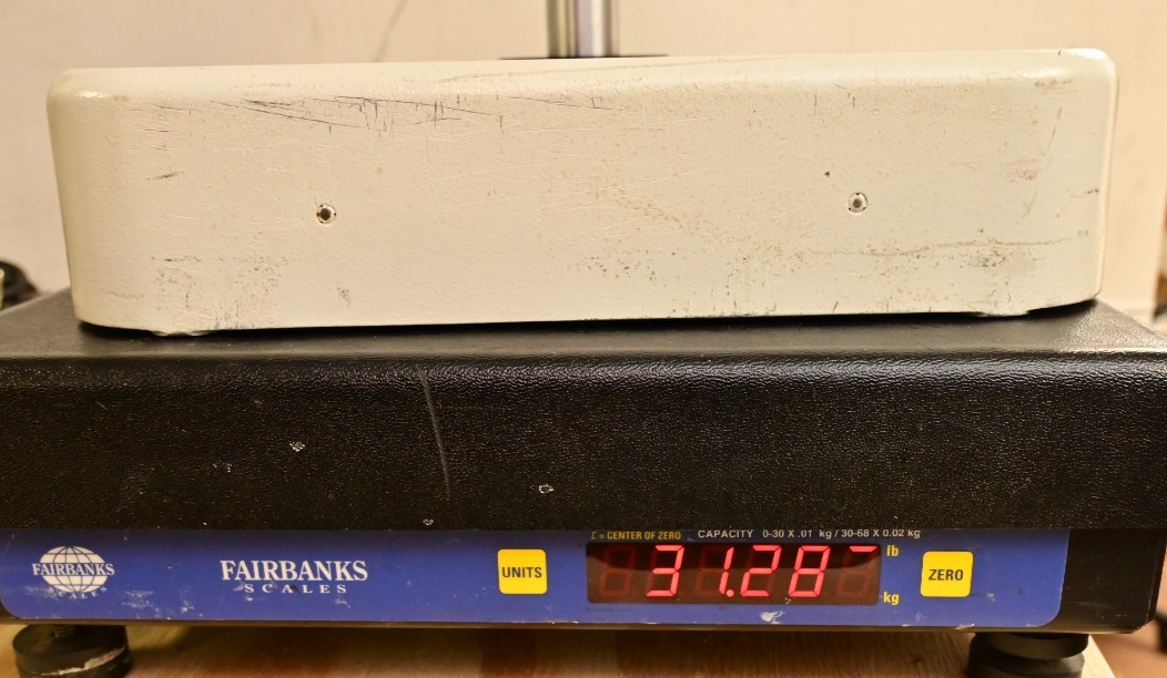 Wild Heerbrugg Stereo Microscope Stand Weighted Base 21" x 30mm Shaft