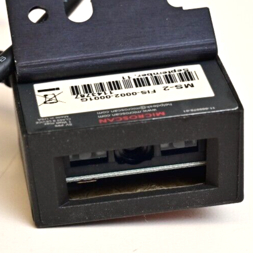 Microscan MS-2 Fixed Mount Industrial Barcode Scanner Integrated DB15 Cable