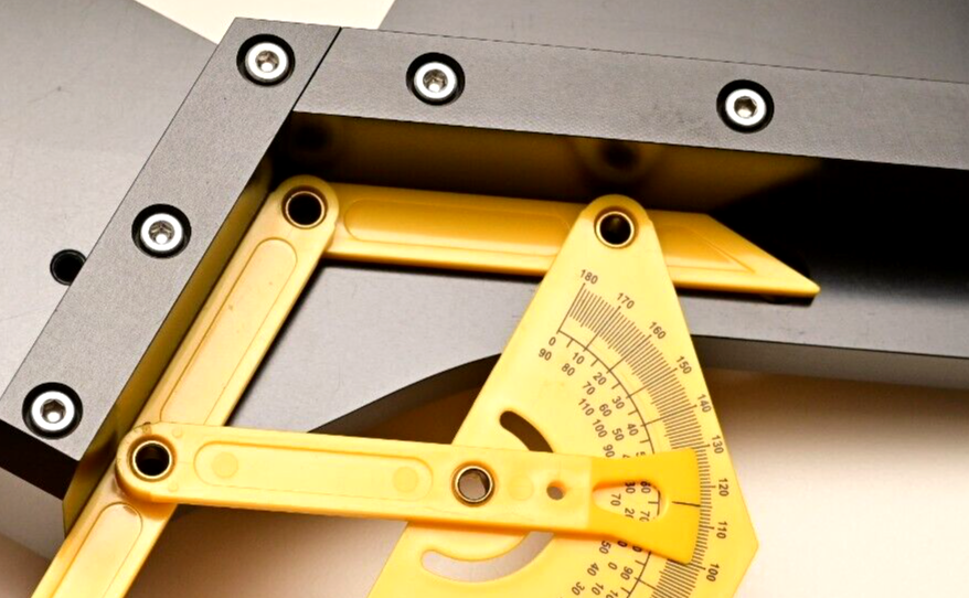 Heavy Duty Machine Vision Camera Stage Mount/Bracket Anodized Aluminum 65° Angle