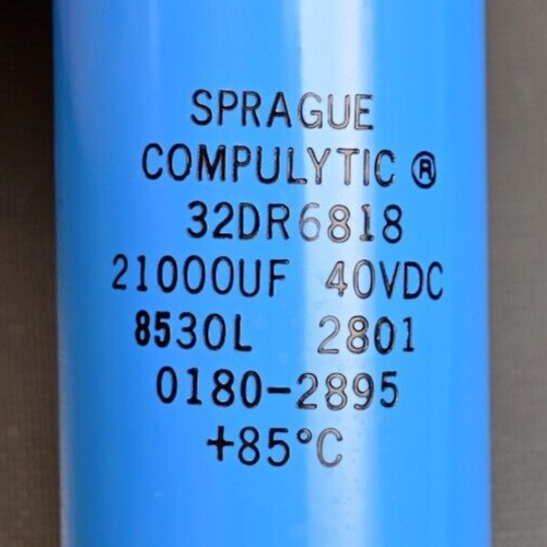 Sprague Compulytic 32DR6818 Capacitor 21000uF 40VDC HP 9000/236 PC