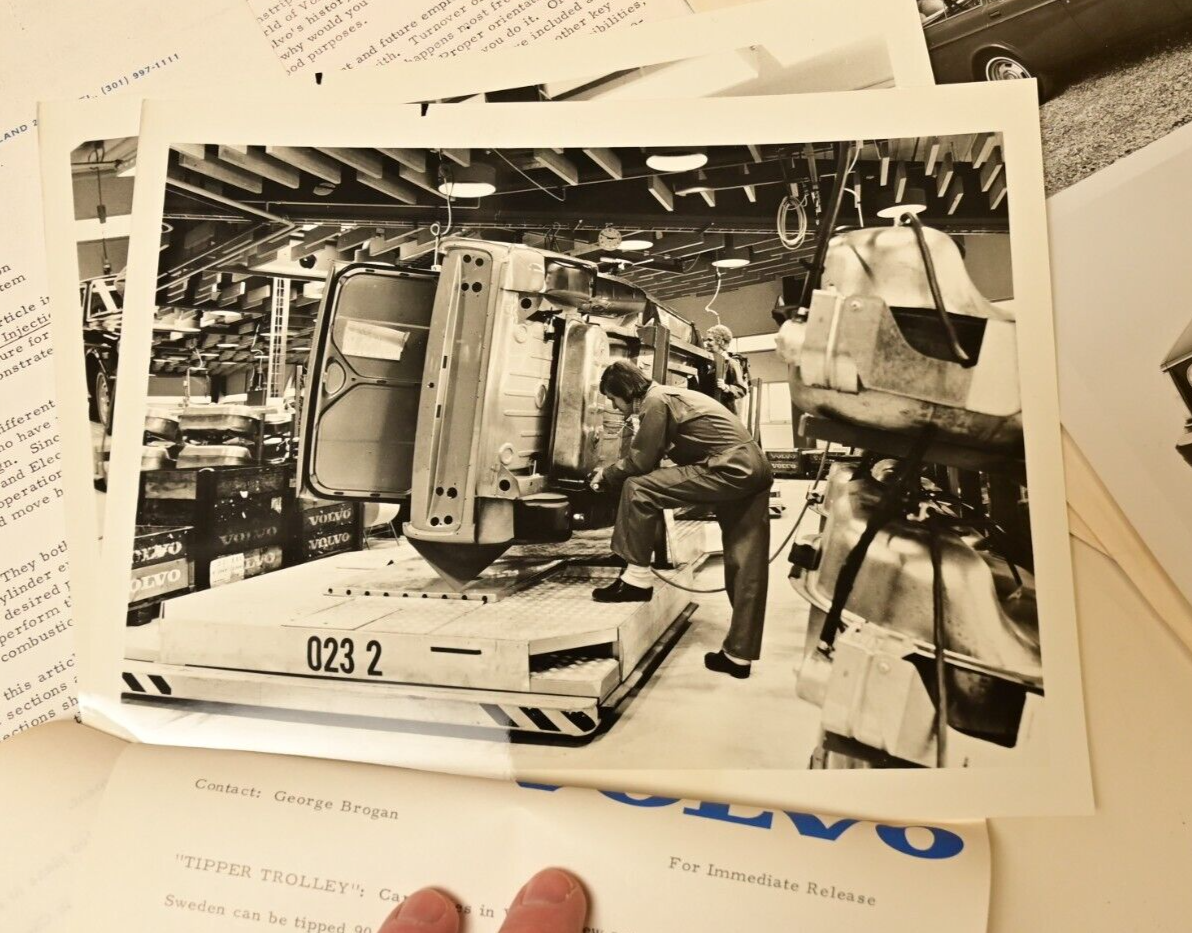 1970s Volvo Dealer Communications Press Releases Glossy Photos 164 244 Factory