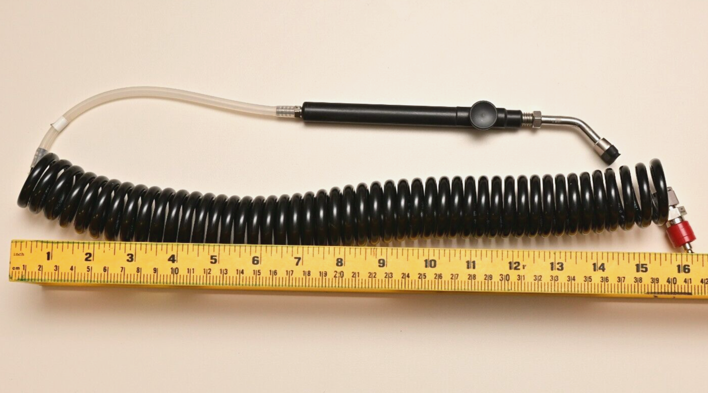 Semiconductor Wafer Wand 20x5mm Suction Tip H-Square NOASPF2 ESD Safe Coil Hose
