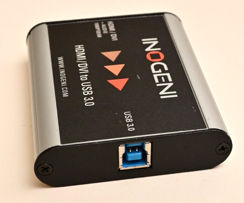 INOGENI DVIUSB HDMI/DVI to USB 3.0 Adapter 1080P50/60 w/ Audio