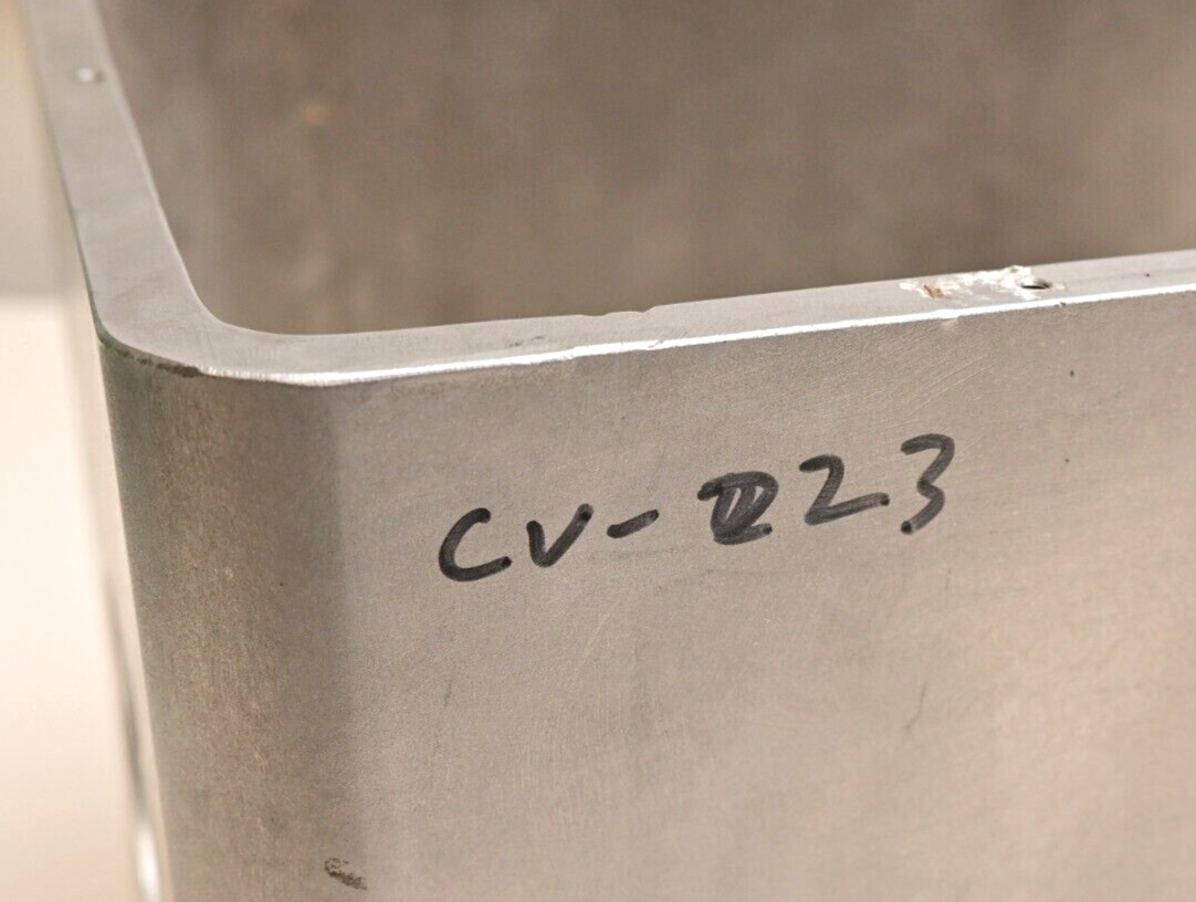 12"x8"x8"x3/8" Open Motor Transfer Case Rectangular Stainless Steel Tube CV-223