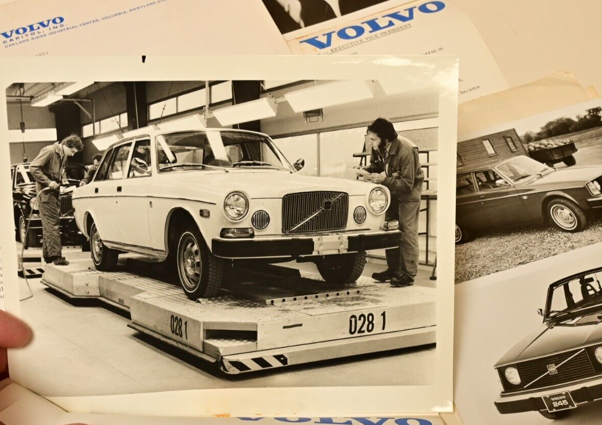1970s Volvo Dealer Communications Press Releases Glossy Photos 164 244 Factory