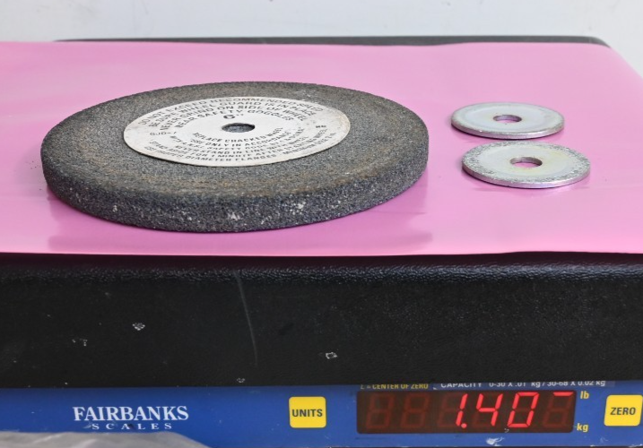 Craftsman Vitrified Grinding Wheel 6" x 0.5" 1/2"-Shaft Grit 36 Aluminum Oxide