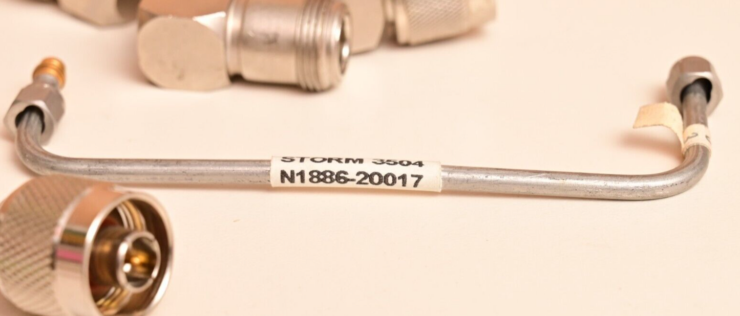 Lot of Coaxial RF Cables & Adapters Agilent GS-9200 N SMA Rigid Cable Tensolite