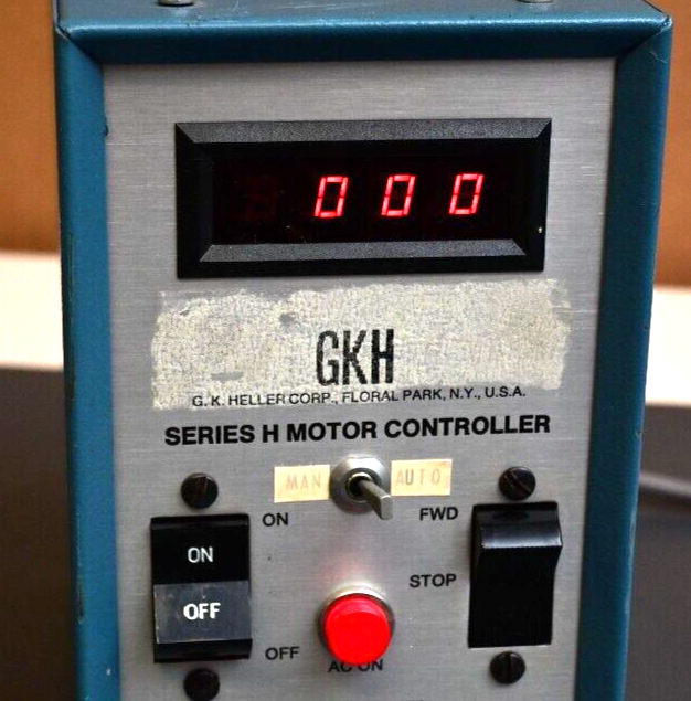 G.K. Heller Series H Motor Controller / Drive GKH HT5T 1/40 HP 1800RPM 115VAC