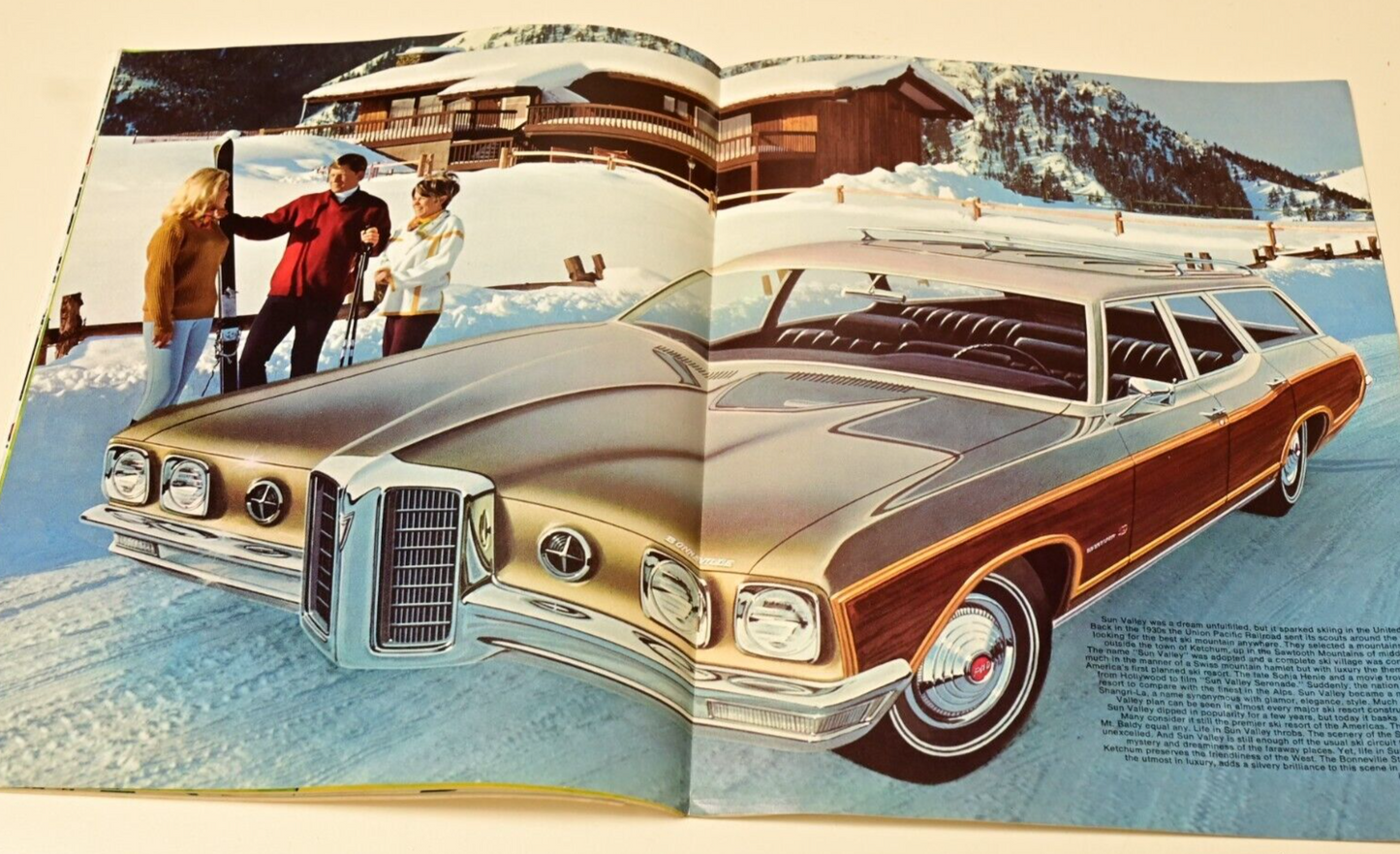 Pontiac Safari Dealer Brochure 1970? Catalina Lake Tahoe CA L&M Hanover PA