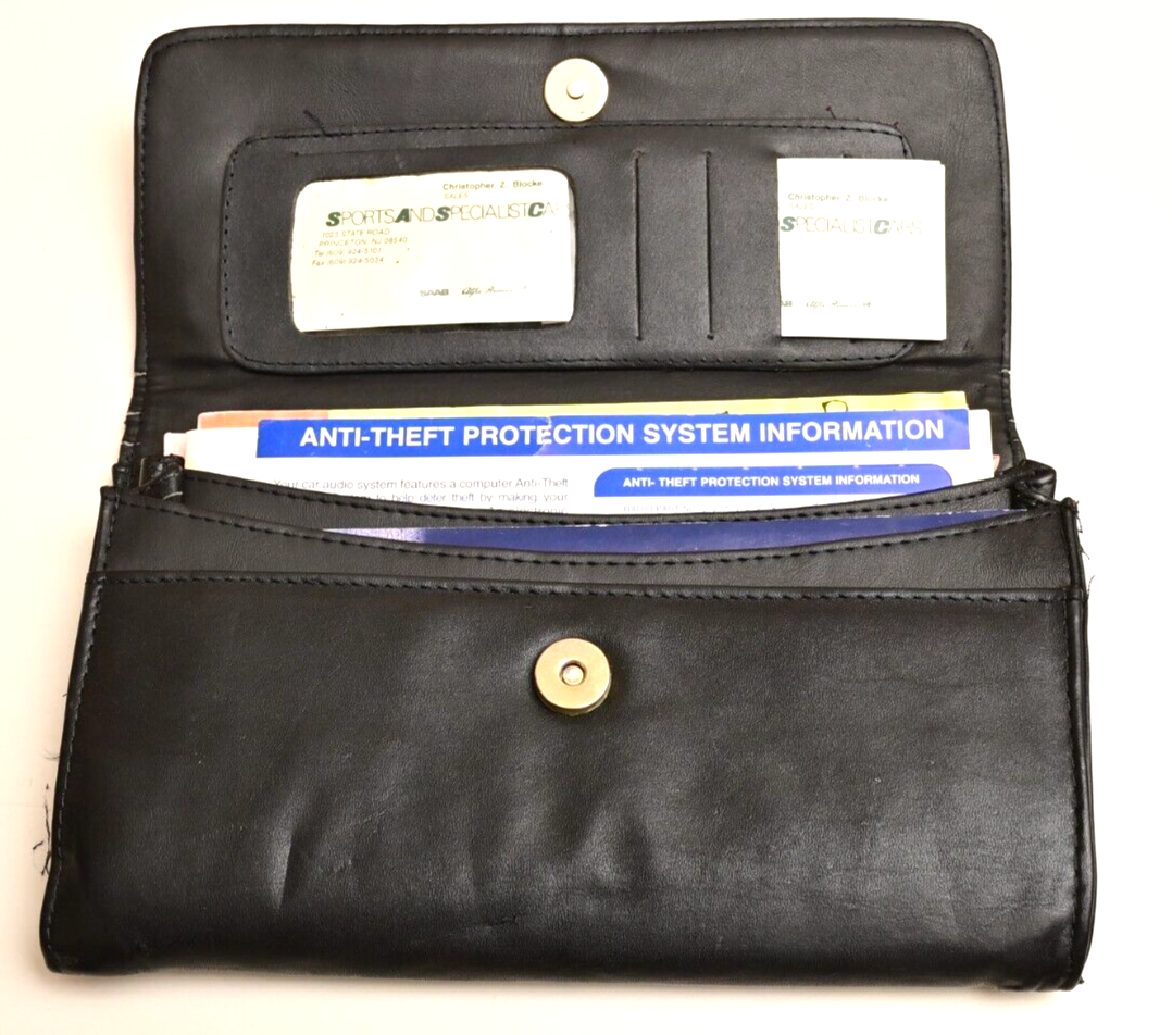 1997 SAAB 9000 Find Your Own Road Leather Manual Case w/ Paperwork Princeton, NJ