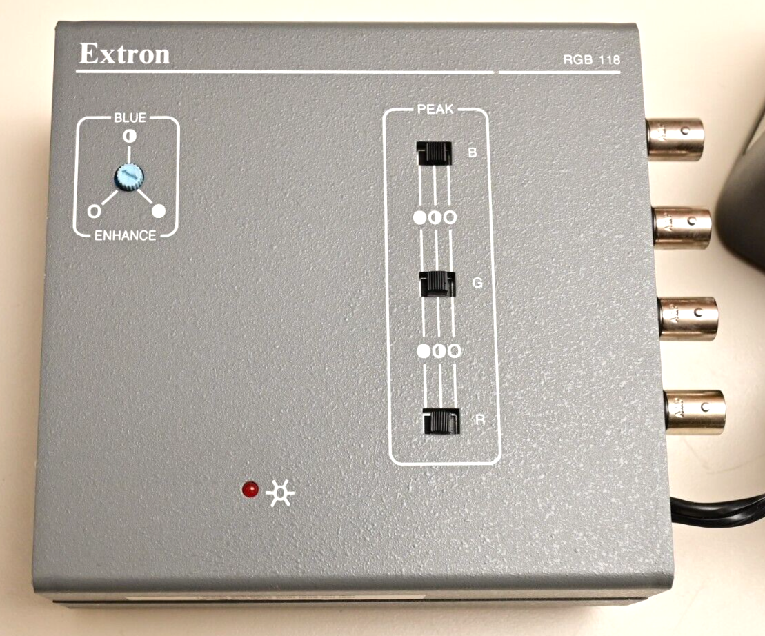 QTY 3 Extron RGB 118 Computer Video Interface for Projector RGB BNC