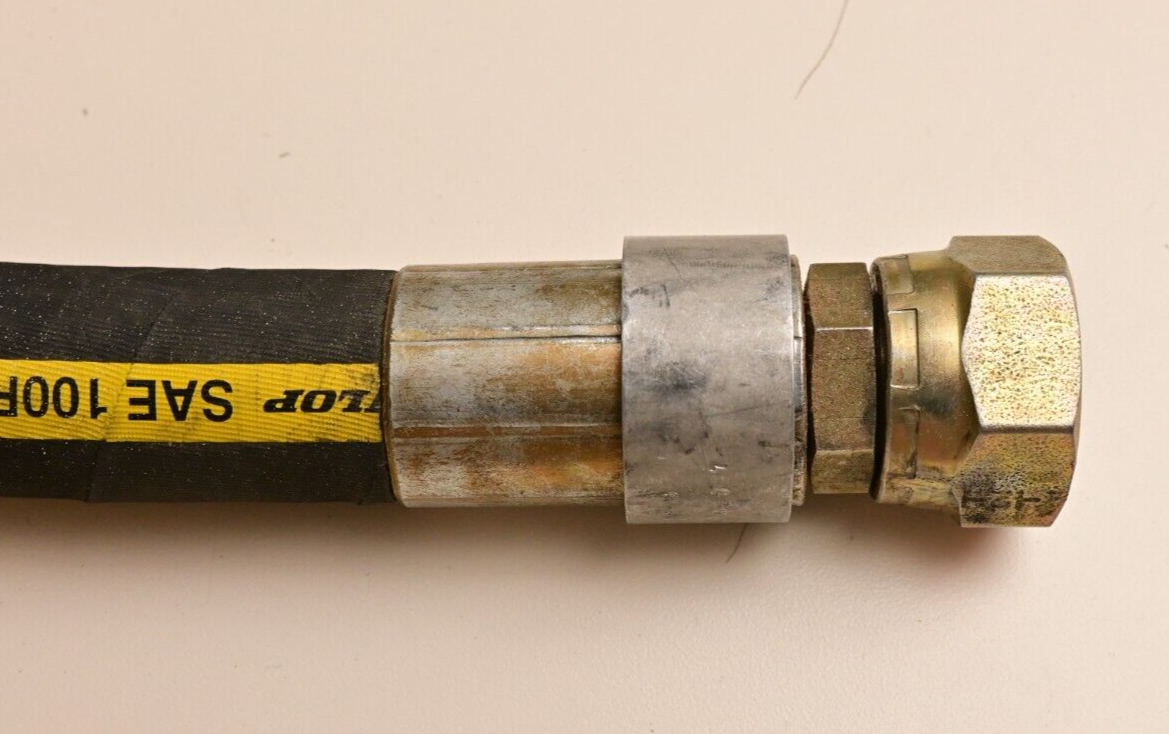 33" 3/4" Non-Metallic Hydraulic Hose 4000 PSI Dunlop SAE100R12 MSHA IC-37/2
