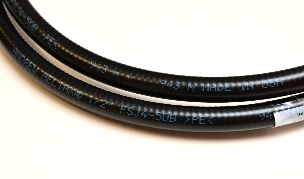 CAXT 6ft RF Coaxial Cable 7-16 DIN-male R/A to 4.3-10 DIN-female JMA *LOW PIM*