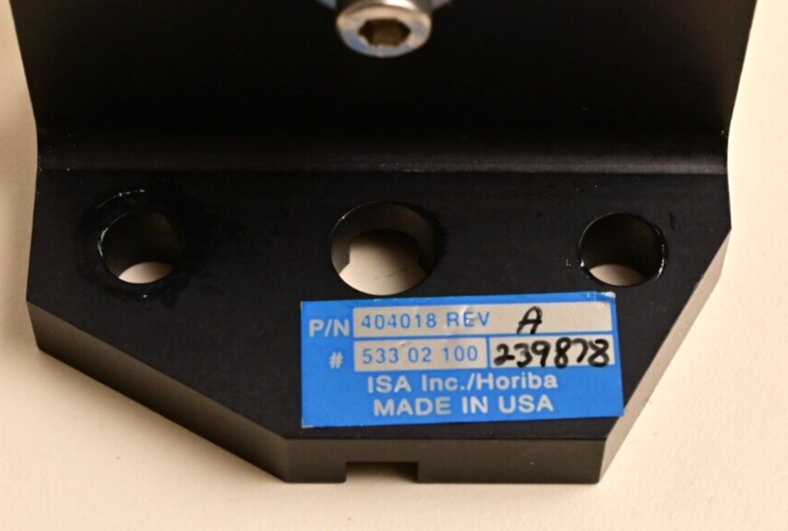 ISA Inc / Horiba Mounted 70mm Diameter Concave Mirror 404018-A UV Spectrometer