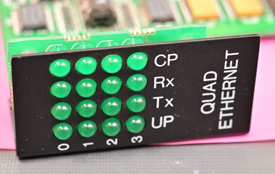 Proteon ProNET CNX 500 Router Quad Ethernet Card P4517-02 Vintage 1993 12494-510