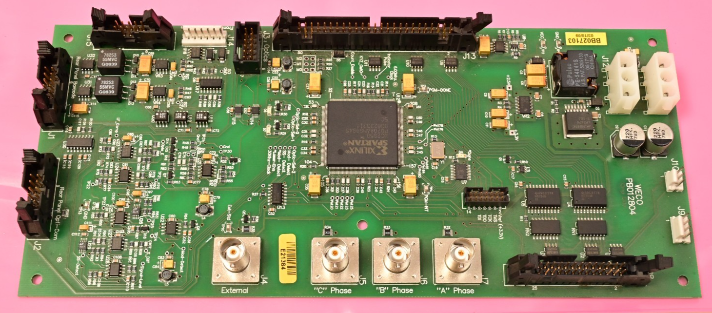 Watthour WECO 2350R PB012804 3-Phase Generator PC Board BB027103