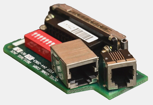 Octel DB25/MOD Jack Breakout Adapter PCB w/ DIP Switches RJ12/RJ45 044-2063-000