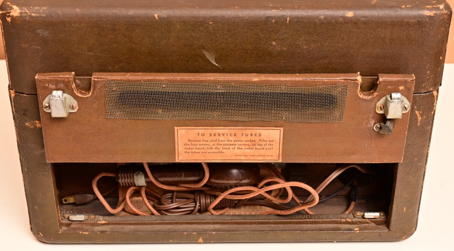 Wards Airline Recording Lathe Tube Radio 14BR-629A Slow Burning Record Blanks