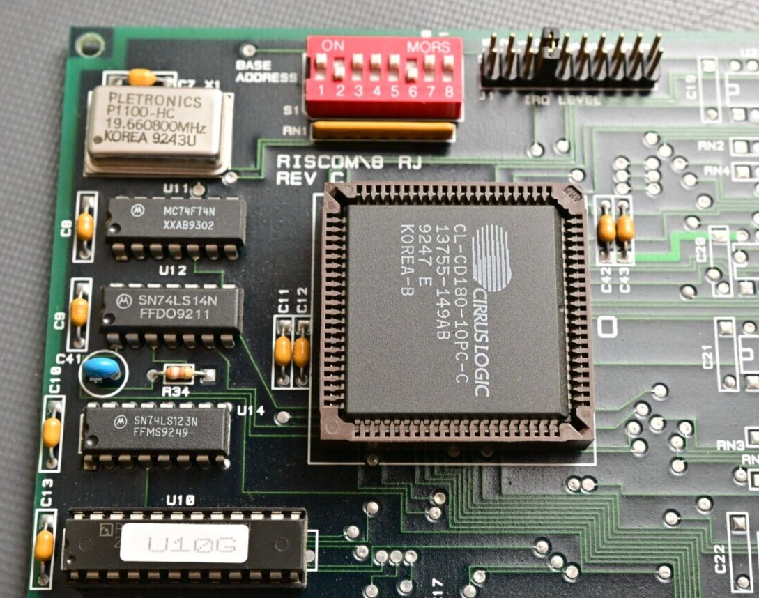 Finnigan TSQ7000 ISA RS232 Serial Interface Card SDL 8x RJ12