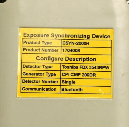 Exposure Synchronizing Device ESYN-2000H for Toshiba FDX 3543RPW CPI CMP 200DR