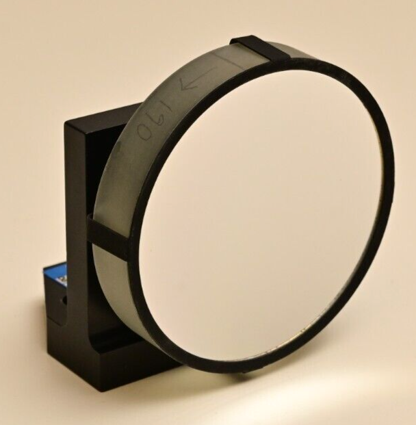 ISA Inc / Horiba Mounted 70mm Diameter Concave Mirror 404018-A UV Spectrometer