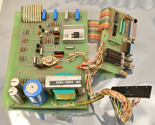 Vintage Hewlett Packard 6002A Main PCB Board Gold ICs GPIB AD 8128 ADC 26-0140
