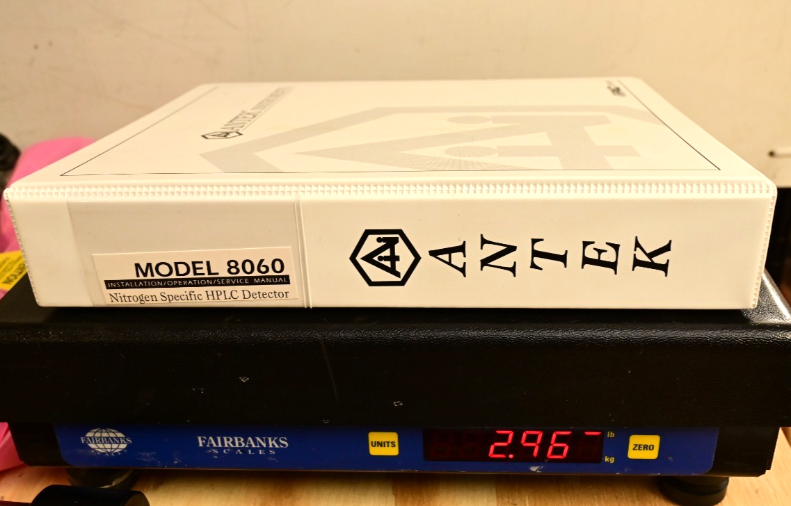 Antek Model 8060 Nitrogen Specific HPLC Detector Operation/Service Manual CLND