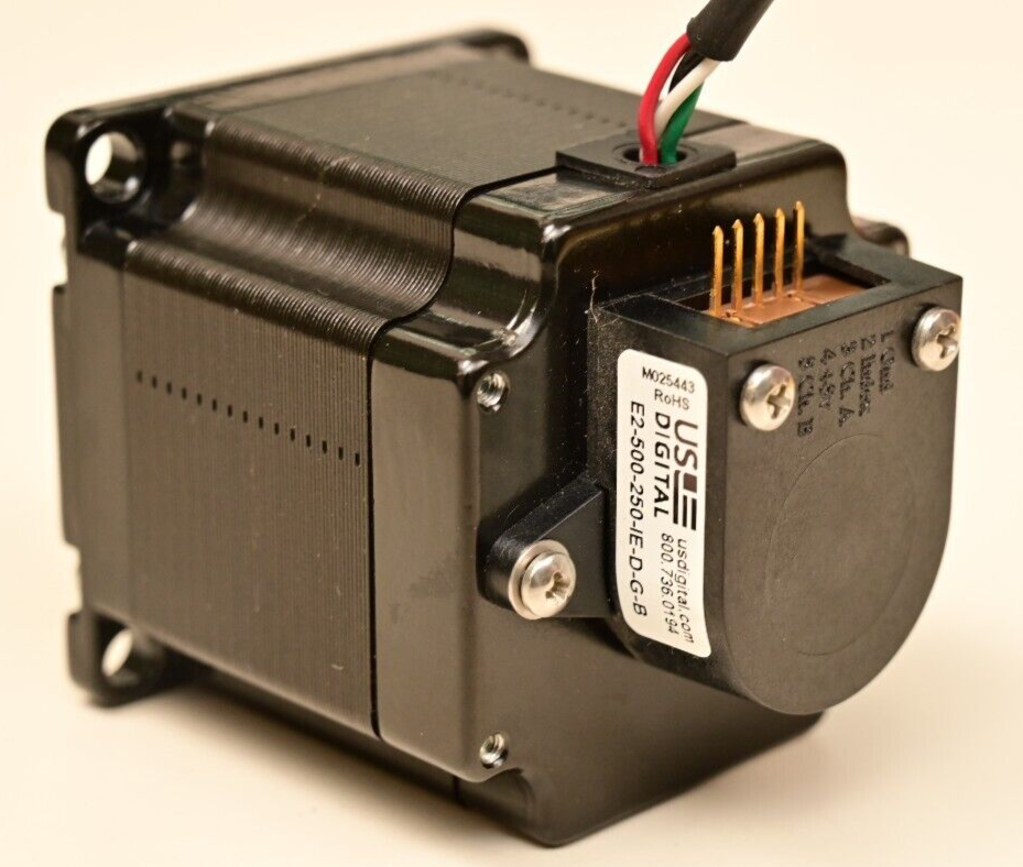 Lin Engineering NEMA 23 Stepper 5718M-09PD-04 w/ US Digital Optical Encoder