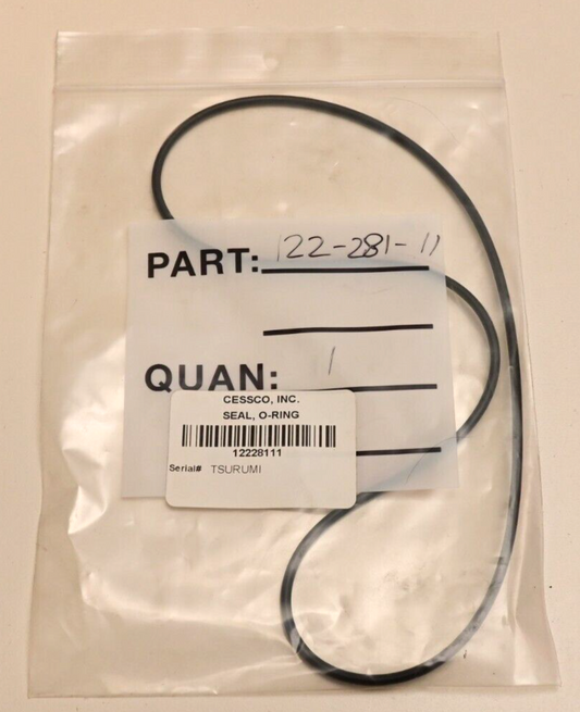 Tsurumi O-Ring Seal P/N 122-281-11 NIB