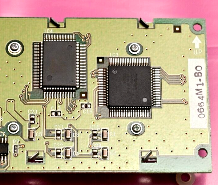 Optrex DMF5010 NB-FW-BFN LCD Display Assembly w/ Backlight Blue/White with Cable