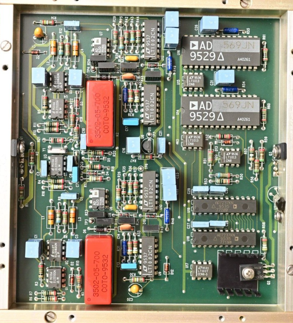Sciex API 100 Mass Spectrometer QPS Exciter Card Analog Devices AD569JN 015650-B