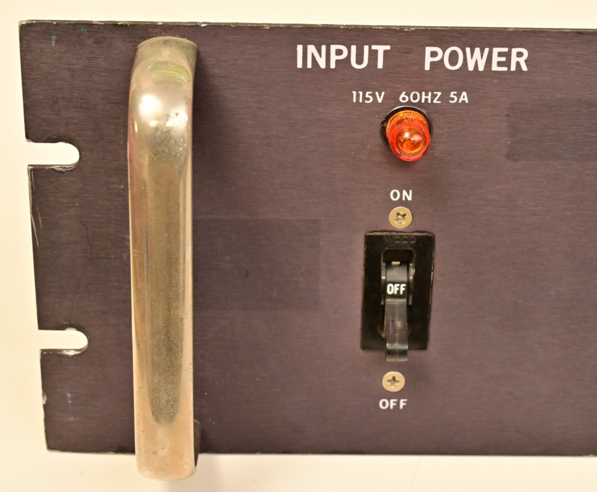 CEA Berkleonics Inverter 3U Rack Mount Panel AMF Potter Brumfield 5A Breaker
